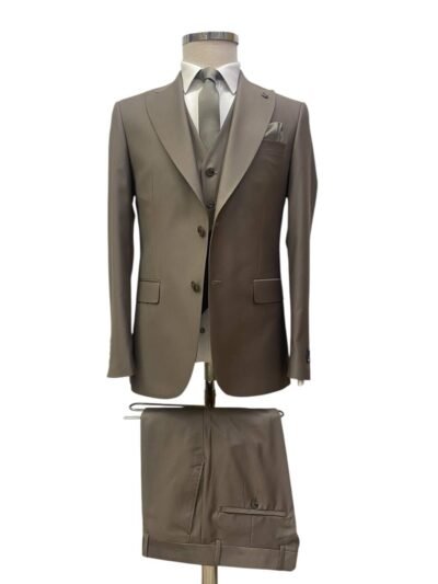 Stone Weave 3 Piece Suit